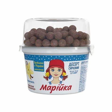 Десерт сирковий Марійка зі злаковими шоколадними кульками 5 140г + 15г